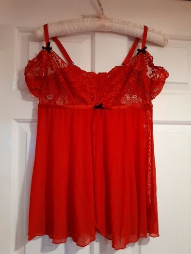 Hunkemoller lace/mesh babydoll