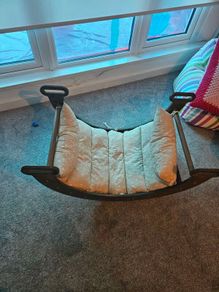 Wooden Arch Rocker Perfect Condition With Cushion