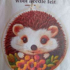 Needle Felting kit - hedgehog