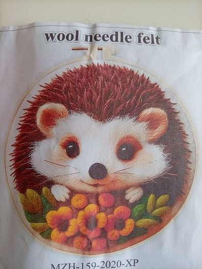 Needle Felting kit - hedgehog