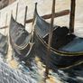 Original canvas large painting of Venice 100x120cm wall art Image 4