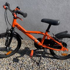 Orange kids bike