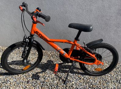 Orange kids bike