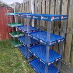 pepsi storage shelves