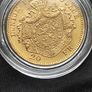 Gold coin 20 Belgian Franc Leopold II Image 2
