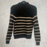 Sezane Mohair Wool Pullover Sz 6UK XS Metallic Striped Lurex Fuzzy Knit Image 8