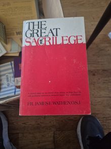 1st Edition The Great Sacrilege