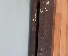 antique wooden suitcase