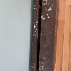 antique wooden suitcase