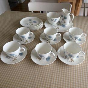 Wedgwood Complete Tea Set Ice Rose