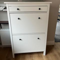 Wooden shoe cabinet