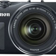 Canon EOS M 18.0 MP Compact Systems Camera with 3.0-Inch LCD and EF-M18-55mm is STM Lens