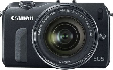 Canon EOS M 18.0 MP Compact Systems Camera with 3.0-Inch LCD and EF-M18-55mm is STM Lens