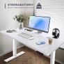 NEW SALE Electric Standing Desk 120 x 60cm, Height Adjustable Desk Stand Up Desk for Home Office, Sit Stand Desk Adjustable Image 3