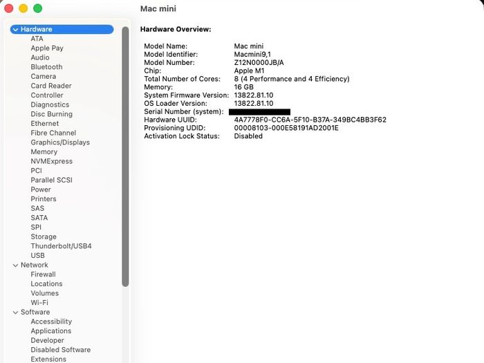 Mac Mini M1 16gb