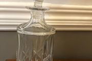crystal glass decanter