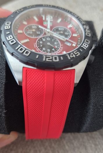 TAG Heuer Formula 1 Red Dial Chronograph 43mm