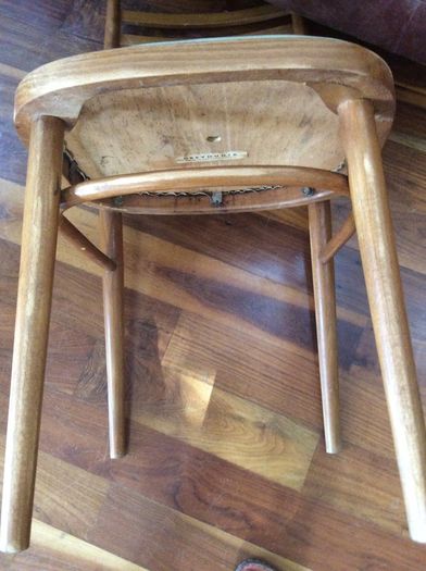 Vintage - Mid Century Bentwood Chair Made by Drevounia Czechoslovakia - good condition