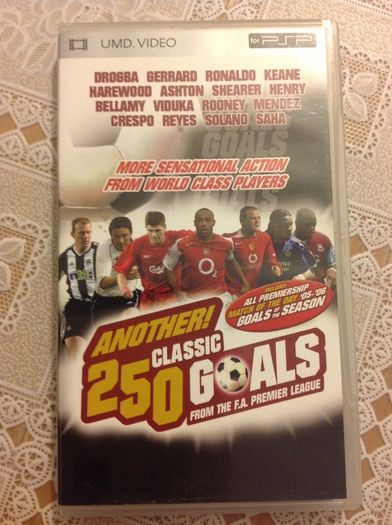 Another 250 classic Goals.  PSP.