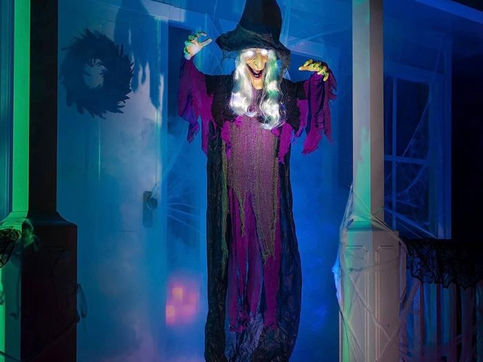 Halloween hanging witch decor