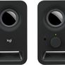 Logitec Z150 Multimedia Speakers with Stereo Sound for Multiple Devices, Black, Black Image 2