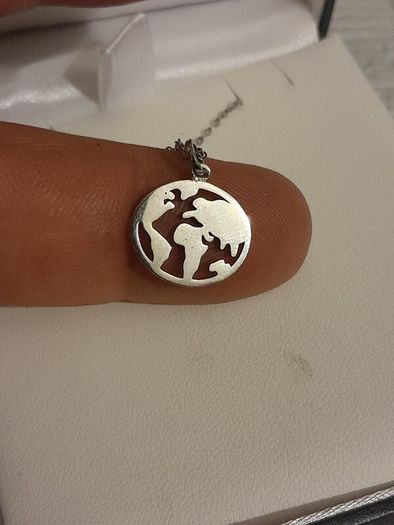 silver chain and pendant
