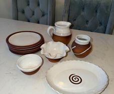 New Stephen Pearce Pottery Handmade Tableware Set