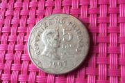 Philippines 5 peso coin 1997