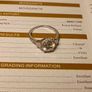 2 carat Moissanite Halo Ring with Accents Image 10
