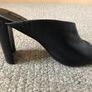 River Island black soft leather slip-on sandal size 5 Image 3