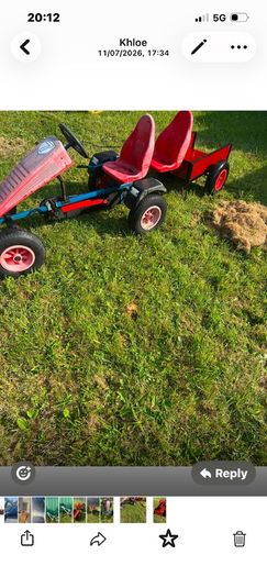 berg go kart and trailor