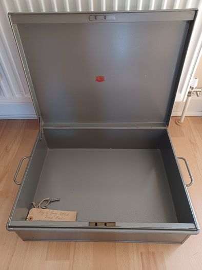 Metal deed box
