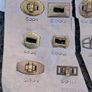 10 X Mid Century Kee-Lok Brass Handbag Frames(NOS) Image 3