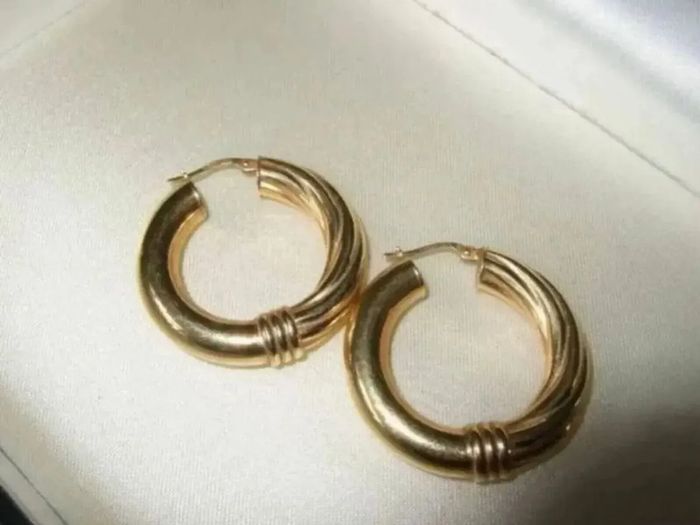 Vintage Hallmarked 9ct Gold Hoops