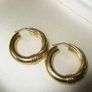 Vintage Hallmarked 9ct Gold Hoops Image 8