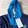 Leigh Tucker  Navy Zip-Zip  Hoodie With Pockets.  B.N.W.T Age - 4-5 ears. Image 3