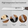 Kitchen Tools 6 PCS Kitchen Knife Set of Utility Cleaver Chef Bread Knife High Carbon German Stainless Steel Knives Sets Image 3