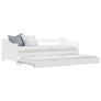 Pull-out Sofa Bed Frame White Pinewood 90x200 cm Image 5