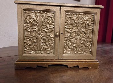 Vintage Gilded Japanese Jewellery Casket with Drawers