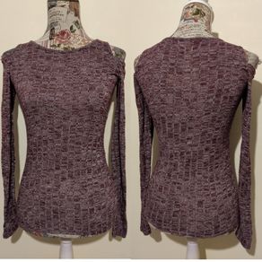 Hollister Cold Shoulder Jumper Top