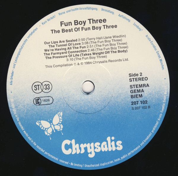 Fun Boy Three  The Best Of Fun Boy Three