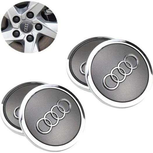 4pcs 69mm Car Wheel Center Caps Hub Rim covers badge For Audi A3 A4 A5 A7 A8 Q3 Q5 Q7 TT S3 S4 8P 4B0170A