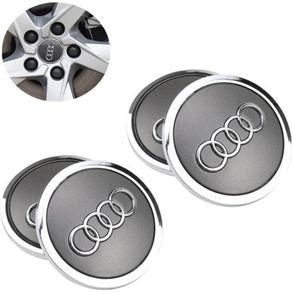 4pcs 69mm Car Wheel Center Caps Hub Rim covers badge For Audi A3 A4 A5 A7 A8 Q3 Q5 Q7 TT S3 S4 8P 4B0170A