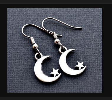 Sun & Moon Earrings - nice gift + other lovely earrings available