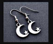 Pretty Moon & Star Earrings