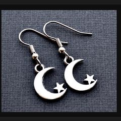 Pretty Moon & Star Earrings