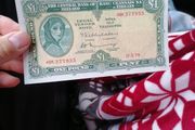 1974 Ireland One Pound Banknote