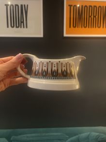 Vintage retro gravy boat