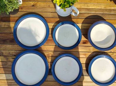 Denby Boston (Discontinued) 5 plates and 1 bowl