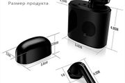 Smart Wireless Bluetooth Earphone with Charging Box - Black